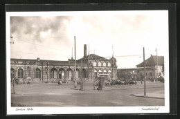 AK Landau In Der Pfalz, Partie Vor Dem Hauptbahnhof  - Landau