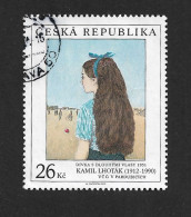 Czech Republic 2012 ⊙ Mi 745 Sc 3552 Kamil Lhoták A Long-haired Girl. Tschechische Republik - Usati