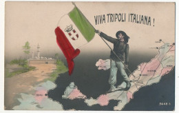4 CPA - ITALIE / LYBIE - Patriotiques Italiennes Revendicant La Tripolitaine - Guerre Italo-turque - Libië