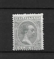 LOTE 2174 D /// (C030) FILIPINAS 1896  EDIFIL Nº:121 *MH  VERDE              ¡¡¡ OFERTA - LIQUIDATION - JE LIQUIDE !!! - Philippinen