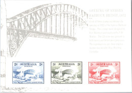 21-4-2024 (2 Z 36) Australia - Stamp Replica Card Nº23 (Sydney Harbour Bridge) - Altri & Non Classificati