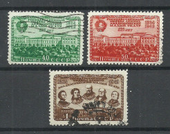 RUSSLAND RUSSIA 1949 Michel 1394 - 1396 O - Gebraucht