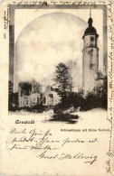 Arnstadt/Thür. - Schlossturm Mit Ruine Neideck - Arnstadt