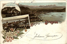 Gruss Aus Bregenz - Litho - Bregenz