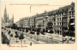 Berlin-Charlottenburg - Tauenzienstrasse Und Kaiser W.Ged.Kirche - Charlottenburg