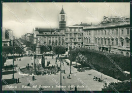 Cagliari Città Palazzo Poste PIEGA Foto FG Cartolina ZK4538 - Cagliari