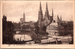 21-4-2024 (2 Z 38) Very Old B/w - FRANCE - Strasbourg (Eglise Et Cathédrale) - Chiese E Cattedrali