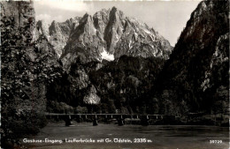 Admont/Gesäuse/Steiermark Und Umgebung - Gesäuse: Eingang, Laufferbrücke Mit Gr. Ödstein - Gesäuse