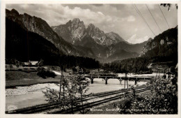 Admont/Gesäuse/Steiermark Und Umgebung - Gesäuse: Ennsbrücke Mit Reichenstein Und Sparafeld - Gesäuse