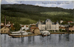 Bregenz/Vorarlberg, Div.Orte Und Umgebung - Bregenz, Hafen Mit Postamt - Bregenz