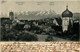 Vorarlberg/Bregenz, Lindau Und Umgebung - Altstadt Mit Säntisgruppe - Bregenz