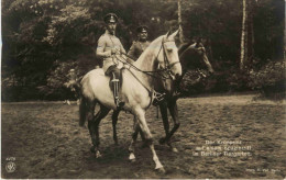 Kronprinz Auf Einem Spazierritt Im Berliner Tiergarten - Königshäuser