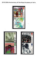 Great Britain 2018 The Royal Academy Of Arts - 250th Anniversary  Set Of 6 Used - Used Stamps