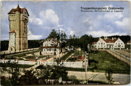 Bayern/Grafenwöhr-Truppenübungsplatz-Wasserturm, Militärforsthaus - Grafenwoehr