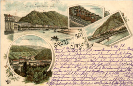 Gruss Aus Bad Ems - Litho - Bad Ems