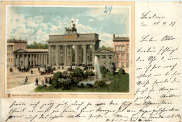 Berlin - Litho - Brandenburger Thor - Porte De Brandebourg