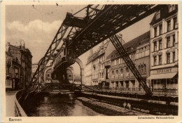 Barmen - Schwebebahn Rathausbrücke - Wuppertal