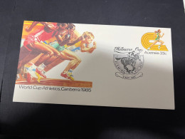 21-4-2024 (2 Z 39) Australia FDC Cover - 1984 - Melbourne Cup (Athletics In Canberra) - FDC