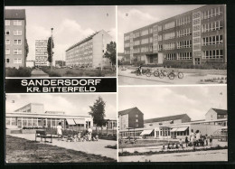 AK Sandersdorf /Bitterfeld, Polytechnische Oberschule In Nord, Kinderkombination Krippe Und Kindergarten  - Bitterfeld