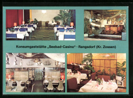 AK Rangsdorf /Zossen, Konsumgaststätte Seebad-Casino  - Zossen