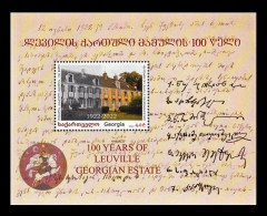 Georgia 2022 Mih. 789 (Bl.108) Leuville Georgian Estate. Leuville-sur-Orge Castle In France MNH ** - Georgien