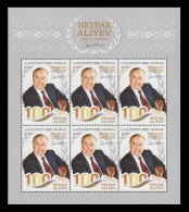 Georgia 2023 Mih. 805 President Of Azerbaijan Heydar Aliyev (M/S) MNH ** - Georgien