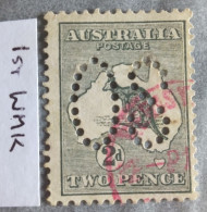 1913 2d Grey 1st Wmk Die I SG O3 BW 5bb - Used Stamps