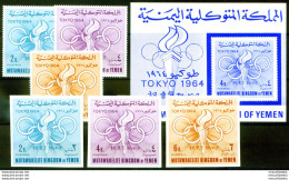 Sport. Olimpiadi Tokyo 1964. - Yemen