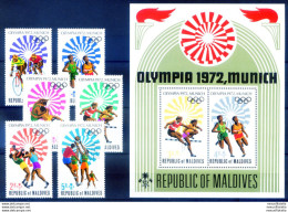 Sport. Olimpiadi Monaco 1972. - Malediven (1965-...)