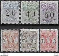 1924 Italia Segnatasse Per Vaglia 6v. MNH Sassone N. 1/6 - Andere & Zonder Classificatie