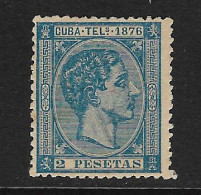 CUBA ESPAÑOLA - TELÉGRAFO. Yvert Nº 36 Nuevo Y Defectuoso - Kuba (1874-1898)