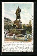 AK Magdeburg, Bismarckdenkmal Mit Besuchern  - Magdeburg