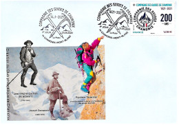 74 - CHAMONIX Mont-Blanc - FDC 1er Jour 200 Ans De La Compagnie Des Guides - Création Originale Club Chamonix CP2C - 2020-…