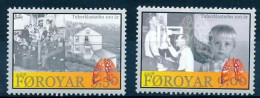 Faroe Islands 2008 MNH 2v, X Ray, Lungs, Medicine, Tuberculosis Sanatorium - Malattie