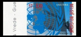 ONU,UNO, A Journey Through 20th Century, Belgium 2000 MNH Imperf - VN