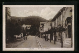 AK Tabarz, Zimmerbergstrasse Am Cafe Kornhass  - Tabarz