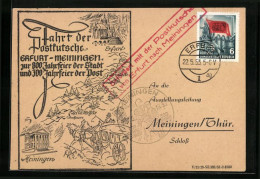 AK Meiningen, Fahrt Der Postkutsche Nach Erfurt Zur 800-Jahrfeier Der Stadt  - Meiningen