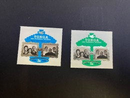 21-4-2024 (stamp) TONGA (mint) 2 Shape Stamps - Tonga (1970-...)