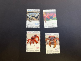21-4-2024 (stamp) Australia Christmas Island (ued) 4 Shell Crabs Stamps / Crabes - Christmas Island