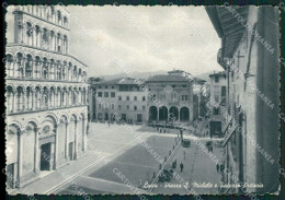 Lucca Città Palazzo Pretorio PIEGHINA FG Cartolina ZK6813 - Lucca