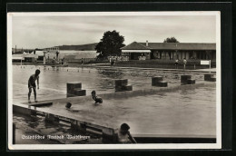 AK Waiblingen, Städtisches Freibad  - Waiblingen