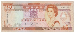 Fiji - 5 Dollars - ND ( 1992 ) - Pick: 93 - AUnc. - Serie A - Fiji