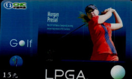 TELECARTE ETRANGERE..GOLFEUSE..... - Deportes