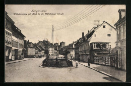 AK Langensalza, Wilhelmsplatz Mit Blick In Die Mühlhäuser Strasse  - Bad Langensalza