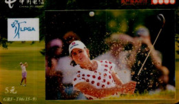 TELECARTE ETRANGERE..GOLFEUSE..... - Deportes