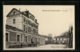 CPA Belleville-sur-Saone, La Gare, La Gare  - Belleville Sur Saone