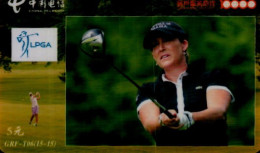 TELECARTE ETRANGERE..GOLFEUSE..... - Deportes