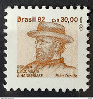 C 1828 Brazil Stamp Combat Against Hansen Hanseniases Health Padre Damiao Religion 1992 H29 - Unused Stamps