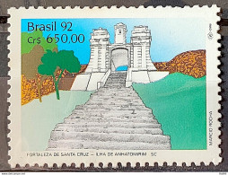 C 1815 Brazil Stamp Military Architecture Strong Fortress Of Santa Cruz SC 1992 - Unused Stamps