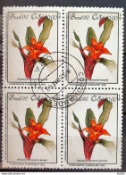 C 1805 Brazil Stamp Conference Environment Mata Atlantica Margaret Mee Nidularium 1992 Block Of 4 Circulated 3 Blumenau - Gebraucht